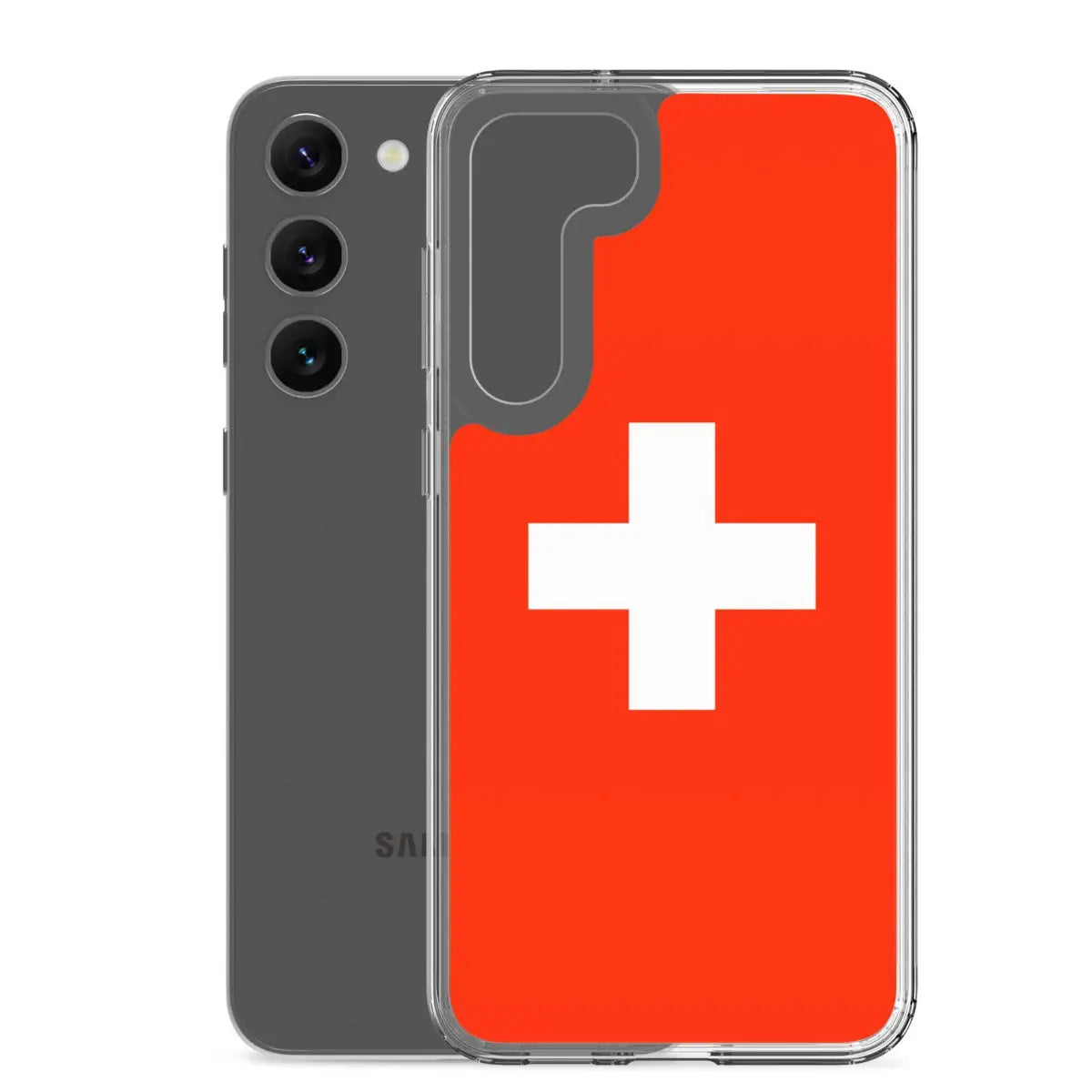 Coque téléphone drapeau et armoiries de la suisse - pixelforma