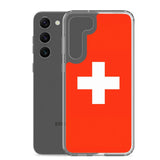 Coque téléphone drapeau et armoiries de la suisse - pixelforma