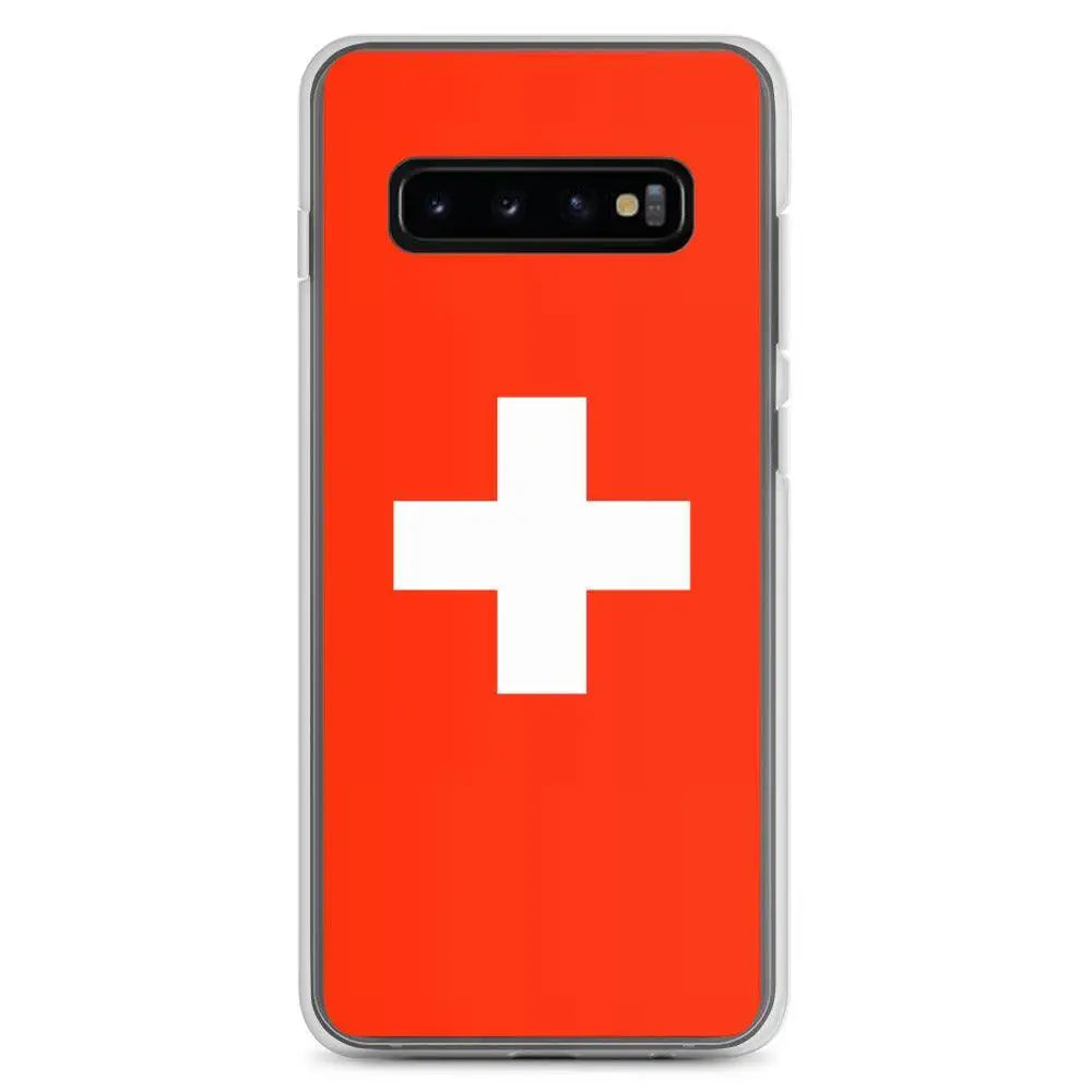 Coque téléphone drapeau et armoiries de la suisse - pixelforma