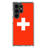 Coque Téléphone Drapeau et armoiries de la Suisse - Pixelforma