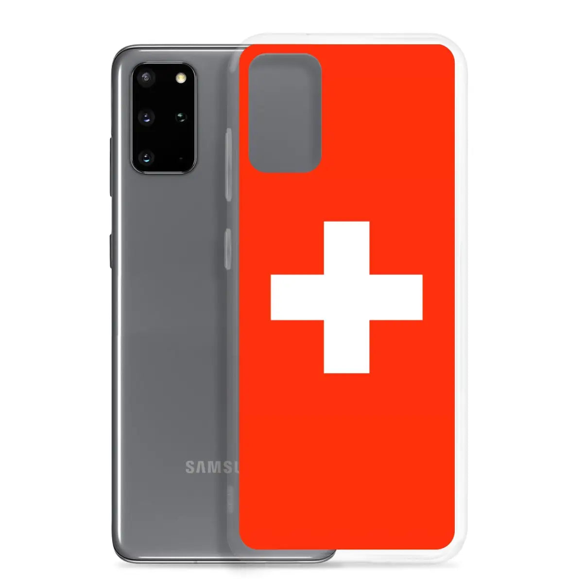 Coque téléphone drapeau et armoiries de la suisse - pixelforma