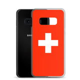 Coque Téléphone Drapeau et armoiries de la Suisse - Pixelforma