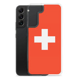 Coque téléphone drapeau et armoiries de la suisse - pixelforma