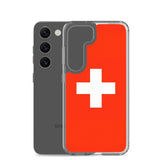 Coque téléphone drapeau et armoiries de la suisse - pixelforma
