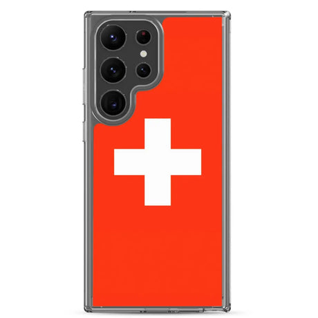 Coque Téléphone Drapeau et armoiries de la Suisse - Pixelforma 