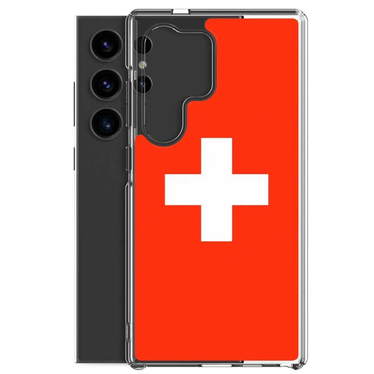 Coque Téléphone Drapeau et armoiries de la Suisse - Pixelforma 