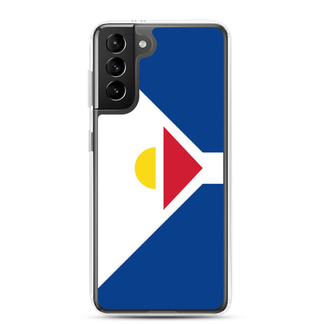 Coque Téléphone Drapeau Saint-Martin (Antilles françaises) - Pixelforma