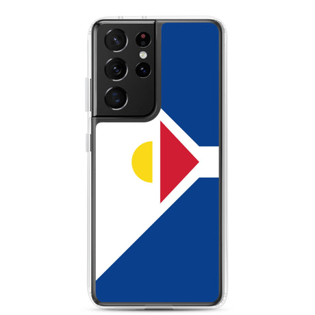 Coque Téléphone Drapeau Saint-Martin (Antilles françaises) - Pixelforma