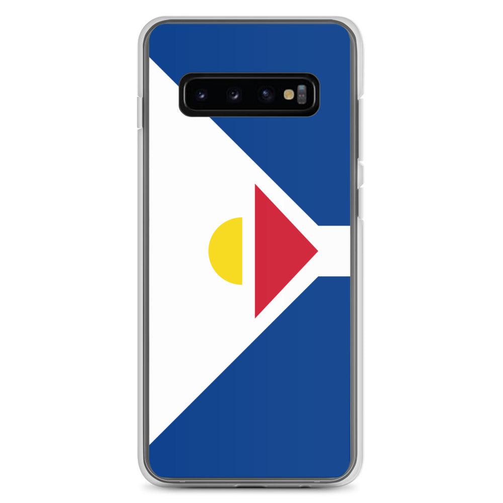 Coque Téléphone Drapeau Saint-Martin (Antilles françaises) - Pixelforma