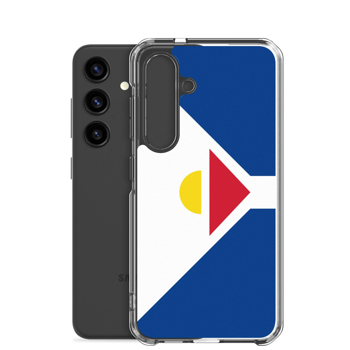 Coque Téléphone Drapeau Saint-Martin (Antilles françaises) - Pixelforma