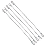 Corde de fixation drapeau france polypropylène boucle aluminium