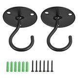 Wall Mounted Ceiling Hooks with Iron Screws - Pixelforma