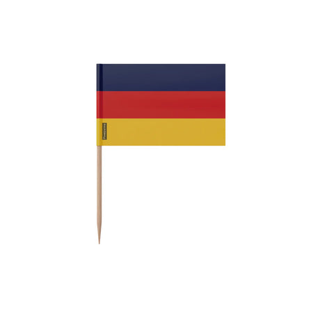 Cure-dents drapeau allemagne plastique adhésif bambou