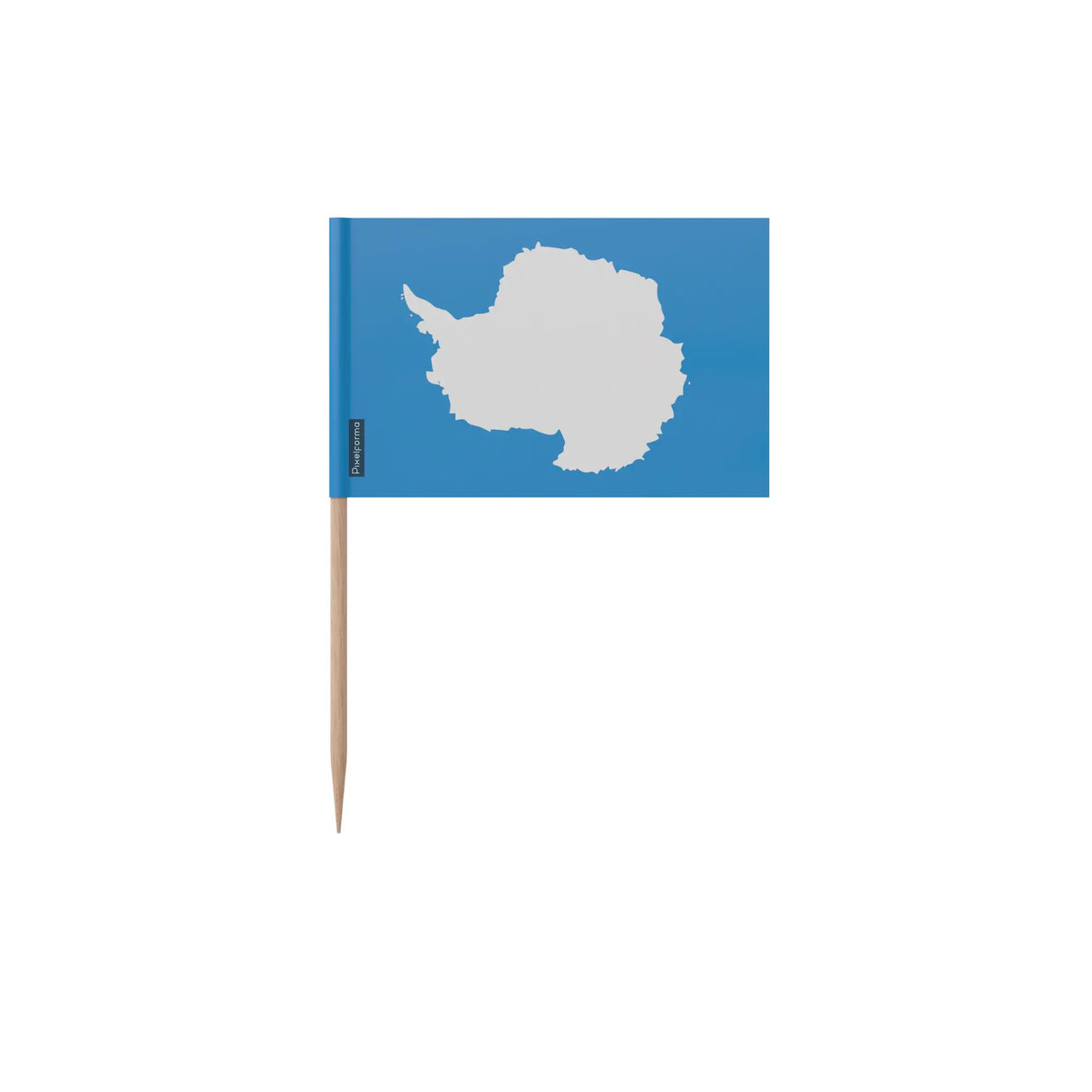Cure-dents drapeau antarctique plastique bâton bambou