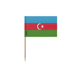 Cure-dents drapeau azerbaïdjan plastique bâton bambou