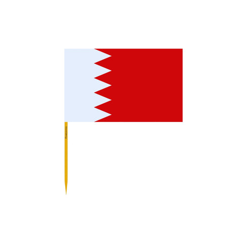 Bahrain Flag Toothpicks in Multiple Sizes - Pixelforma