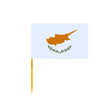 Cyprus Flag Toothpicks in Multiple Sizes - Pixelforma