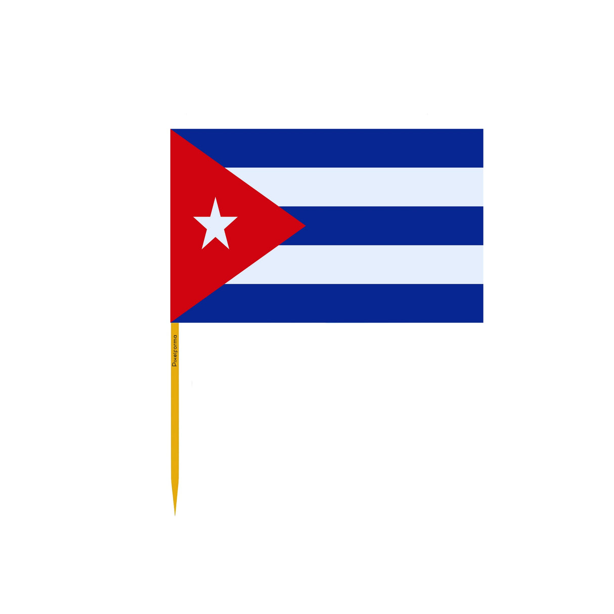 Cuban Flag Toothpicks in Multiple Sizes - Pixelforma