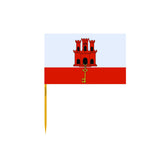 Flag of Gibraltar Toothpicks in Multiple Sizes - Pixelforma