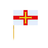 Guernsey Flag Toothpicks in Multiple Sizes - Pixelforma
