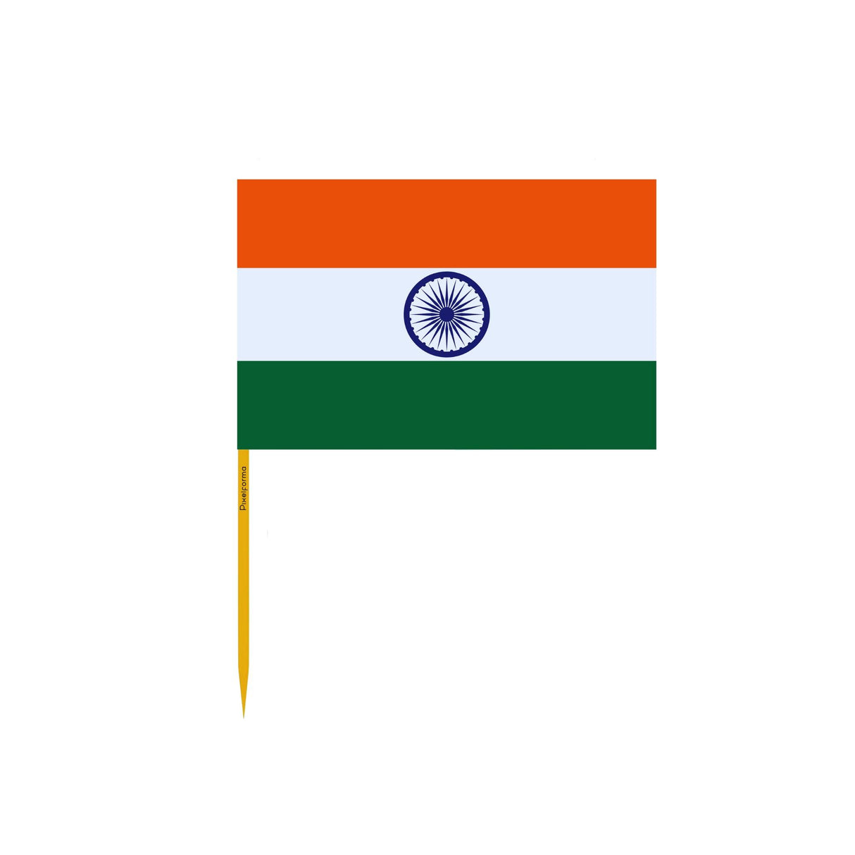 Cure-dents Drapeau de l'Inde officiel en plusieurs tailles - Pixelforma