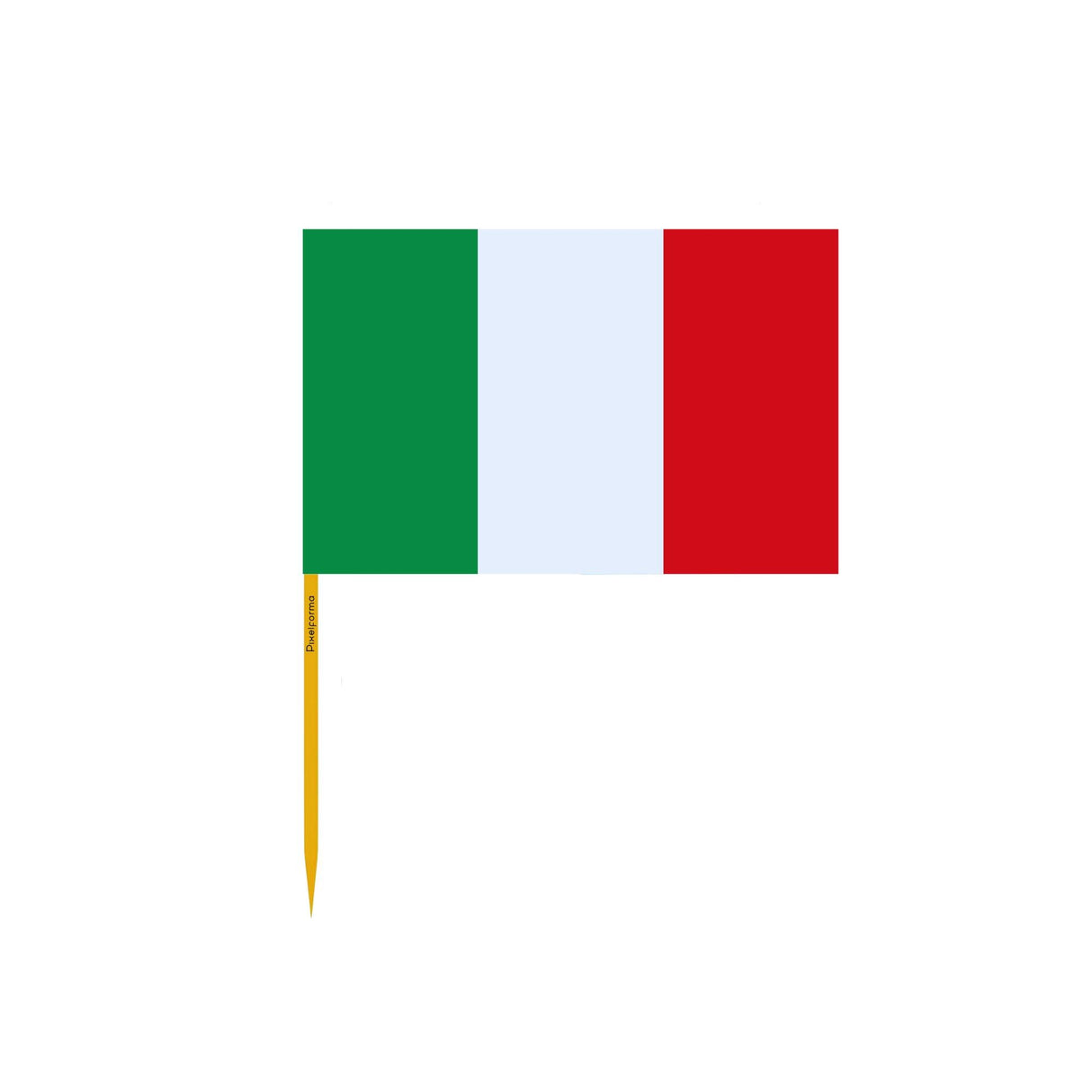 Cure-dents Drapeau de l'Italie en plusieurs tailles - Pixelforma