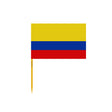 Colombia Flag Toothpicks in Multiple Sizes - Pixelforma