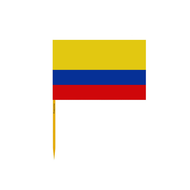 Colombia Flag Toothpicks in Multiple Sizes - Pixelforma