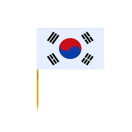 South Korea Flag Toothpicks in Multiple Sizes - Pixelforma