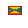 Grenada Flag Toothpicks in Multiple Sizes - Pixelforma