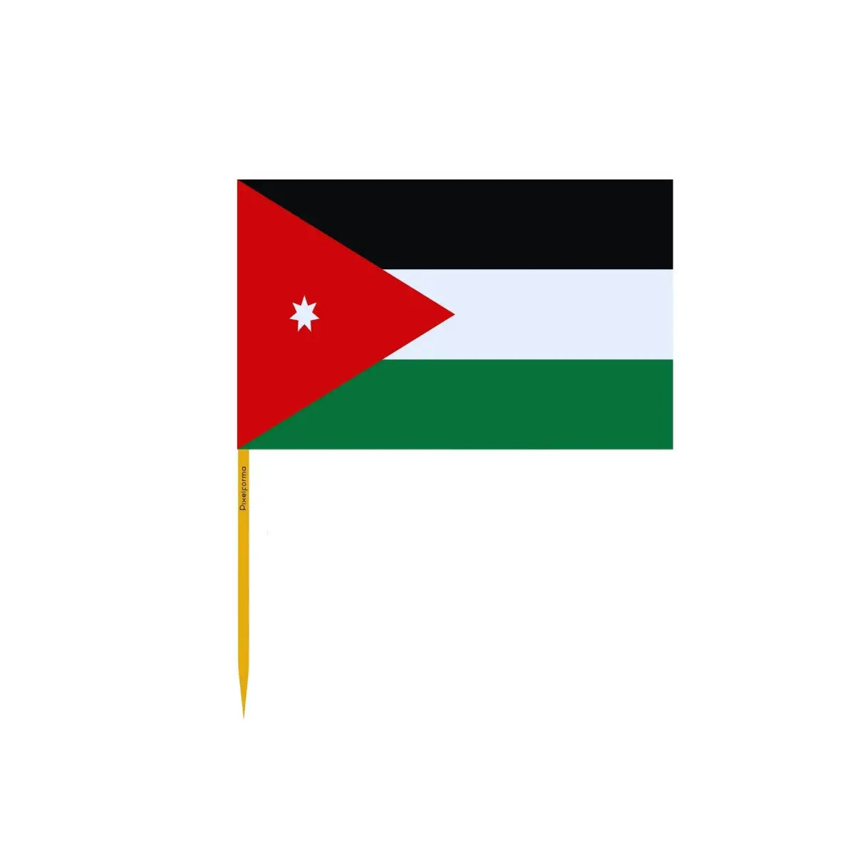 Cure-dents Drapeau de la Jordanie en plusieurs tailles - Pixelforma 