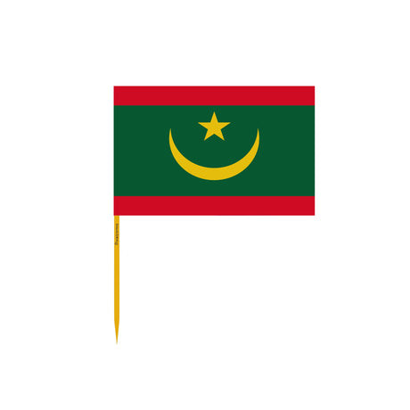 Mauritania Flag Toothpicks in Multiple Sizes - Pixelforma