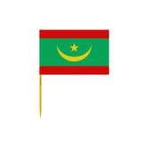 Official Mauritania Flag Toothpicks in Multiple Sizes - Pixelforma
