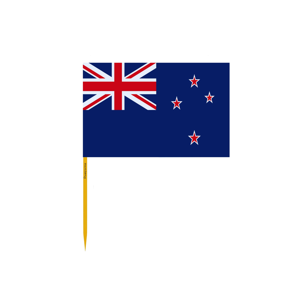 New Zealand Flag Toothpicks in Multiple Sizes - Pixelforma