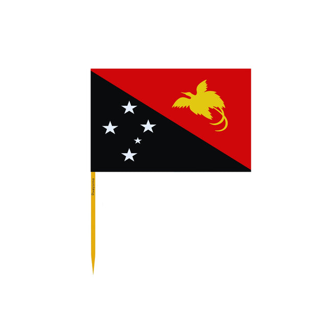 Papua New Guinea Flag Toothpicks in Multiple Sizes - Pixelforma
