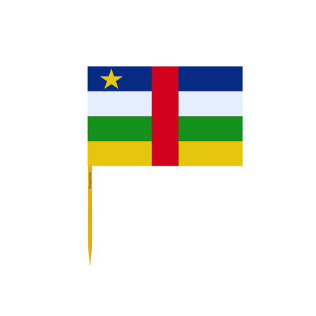 Central African Republic Flag Toothpicks in Multiple Sizes - Pixelforma