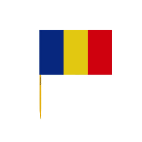 Romania Flag Toothpicks in Multiple Sizes - Pixelforma