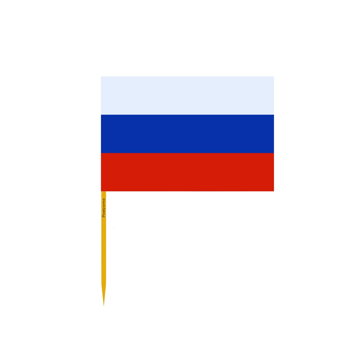 Flag of Russia Toothpicks in Multiple Sizes - Pixelforma