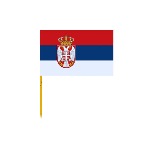Serbian Flag Toothpicks in Multiple Sizes - Pixelforma