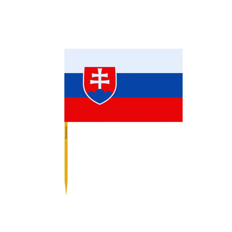 Slovak Flag Toothpicks in Multiple Sizes - Pixelforma