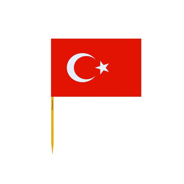 Cure-dents Drapeau de la Turquie en plusieurs tailles - Pixelforma 