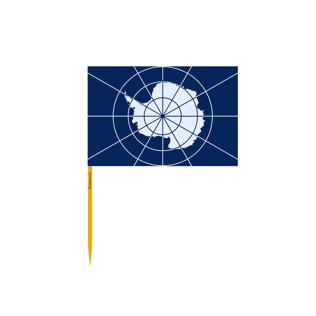 Official Antarctic Flag Toothpick in Multiple Sizes - Pixelforma