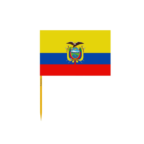 Ecuador Flag Toothpicks in Multiple Sizes - Pixelforma