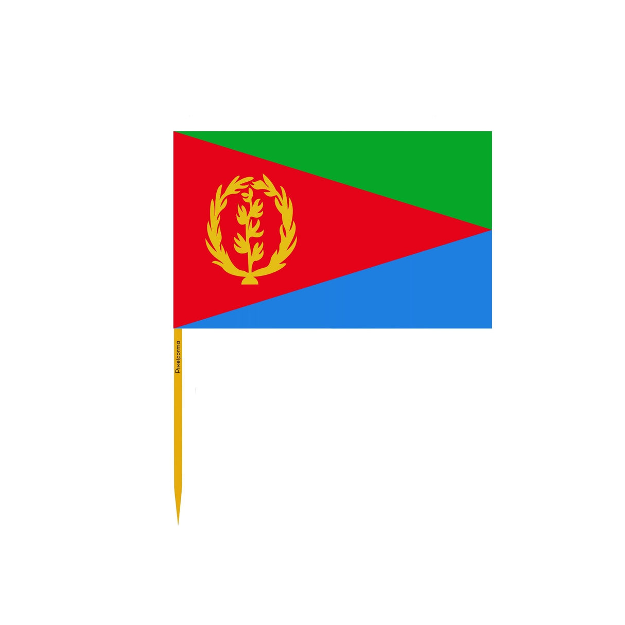 Eritrea Flag Toothpicks in Multiple Sizes - Pixelforma