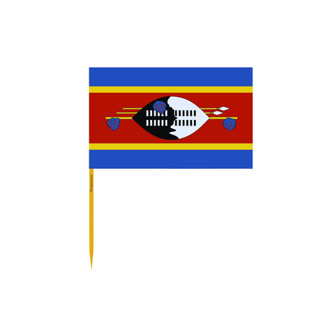 Eswatini Flag Toothpicks in Multiple Sizes - Pixelforma