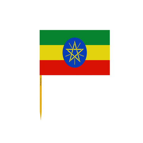 Ethiopia Flag Toothpicks in Multiple Sizes - Pixelforma