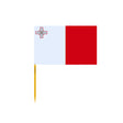 Malta Flag Toothpicks in Multiple Sizes - Pixelforma