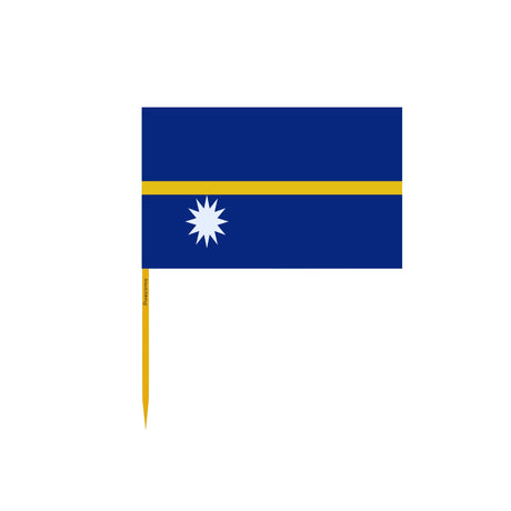 Nauru Flag Toothpicks in Multiple Sizes - Pixelforma