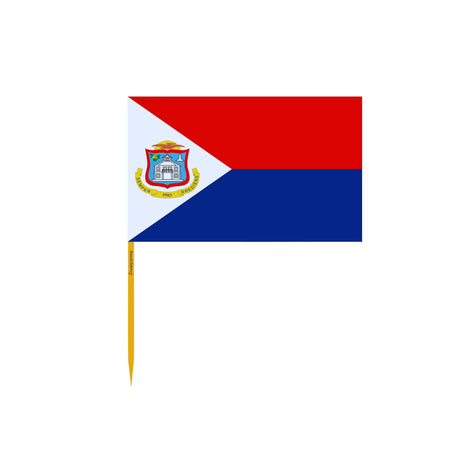 St. Maarten Flag Toothpicks in Multiple Sizes - Pixelforma