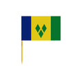 Saint Vincent and the Grenadines Flag Toothpicks in Multiple Sizes - Pixelforma